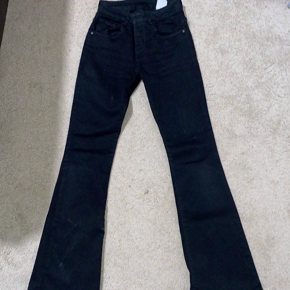 Brescia Black Flare Jeans